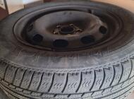 Grajewo ogłoszenia: Sprzedam komplet 4 kół pasujacych do Audi,Vw,Skoda. Opony zimowe... - zdjęcie