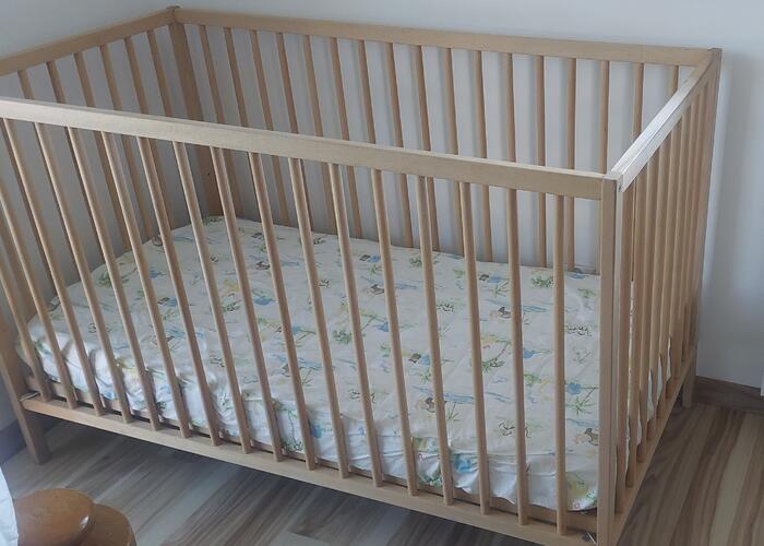 Grajewo ogłoszenia: Sprzedam łóżeczko z materacem.